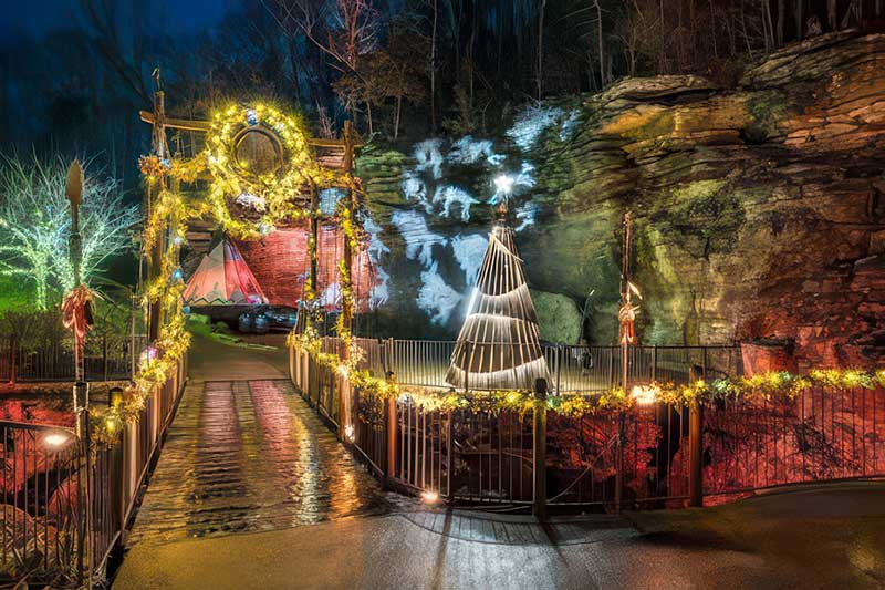 Top of Rock Lost Canyon Christmas display